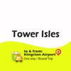 Kingston airport to Tower Isles